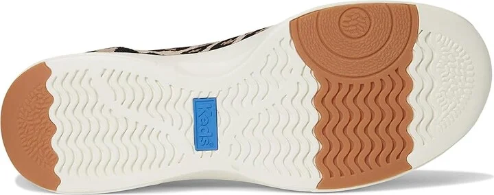 Keds BlissWalk Skimmer Women's Shoes Tan/Black Leopard Eng Knit : 7.5 B - Medium, Rubber - Image 3