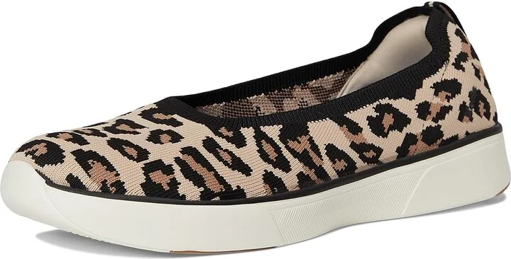 Keds BlissWalk Skimmer Women's Shoes Tan/Black Leopard Eng Knit : 7.5 B - Medium, Rubber - Image 5