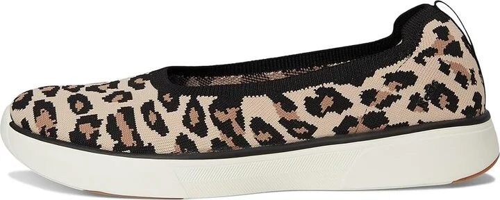Keds BlissWalk Skimmer Women's Shoes Tan/Black Leopard Eng Knit : 7.5 B - Medium, Rubber - Image 6