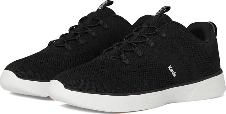 Keds BlissWalk Slip-On Women's Shoes Black/White Knit : 7.5 B - Medium, Synthetic
