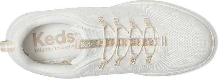 Keds BlissWalk Slip-On Women's Shoes White / Taupe Knit : 11 B - Medium, Synthetic - Image 2