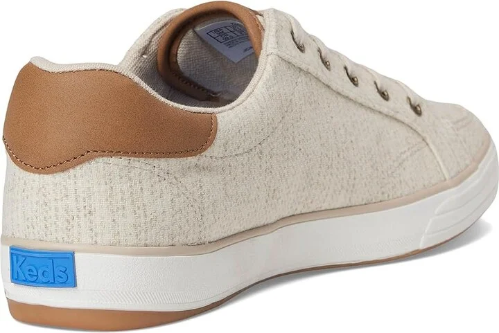 Keds Center III Lace Up Women's Shoes Oatmeal Fall Tweed : 6.5 B - Medium, Canvas/Cotton - Image 4