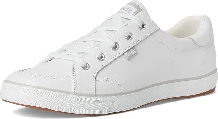 Keds Center III Lace Up Women's Shoes White : 5 B - Medium, Leather - Image 5
