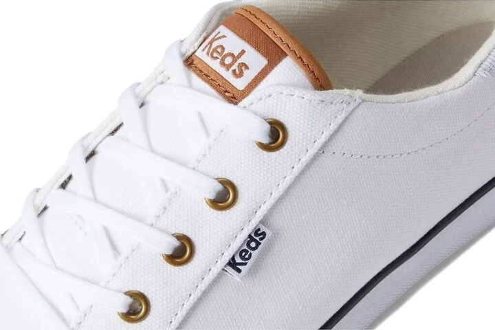 Keds Center III Lace Up Women's Shoes White/Navy : 5 B - Medium, Canvas/Cotton - Image 7