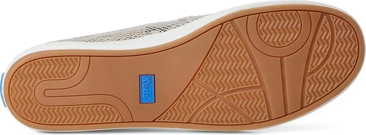 Keds Center III Loafers Women's Flat Shoes Grey Snake Leather : 6 B - Medium - Image 3