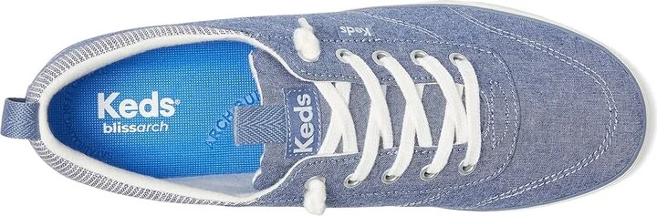 Keds Center III Slip-On Women's Shoes Blue Chambray : 7 B - Medium - Image 2