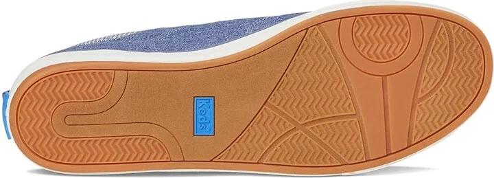 Keds Center III Slip-On Women's Shoes Blue Chambray : 7 B - Medium - Image 3