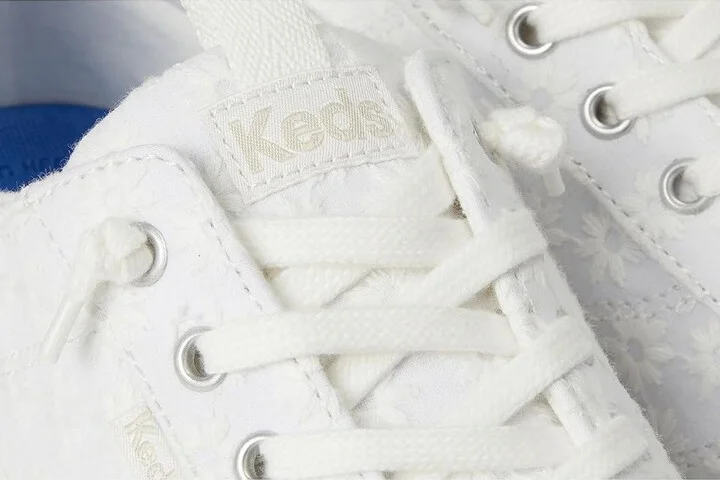Keds Center III Slip-On Women's Shoes Snow White Starburst Eyelet : 10 B - Medium - Image 7