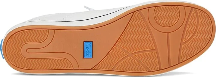 Keds Center III Slip-On Women's Shoes White/Navy Leather : 10 B - Medium - Image 3
