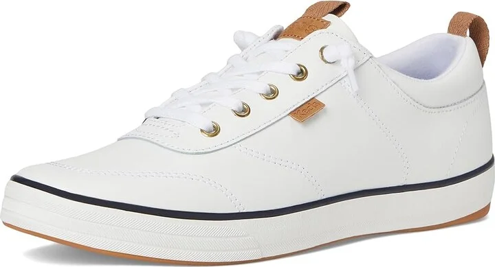 Keds Center III Slip-On Women's Shoes White/Navy Leather : 10 B - Medium - Image 5