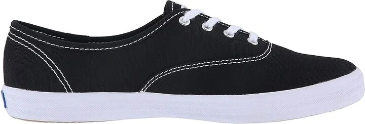 Keds Champion Canvas Lace-Up Women's Lace up casual Shoes Black Canvas : 5 B - Medium - Image 8