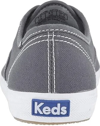 Keds Champion Canvas Lace-Up Women's Lace up casual Shoes Graphite : 4 B - Medium - Image 5