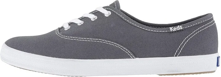 Keds Champion Canvas Lace-Up Women's Lace up casual Shoes Graphite : 4 B - Medium - Image 7