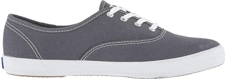Keds Champion Canvas Lace-Up Women's Lace up casual Shoes Graphite : 4 B - Medium - Image 8