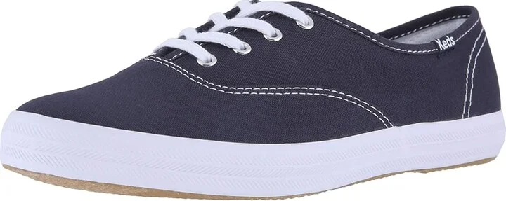 Keds Champion Canvas Lace-Up Women's Lace up casual Shoes Navy Canvas : 5 B - Medium - Image 2