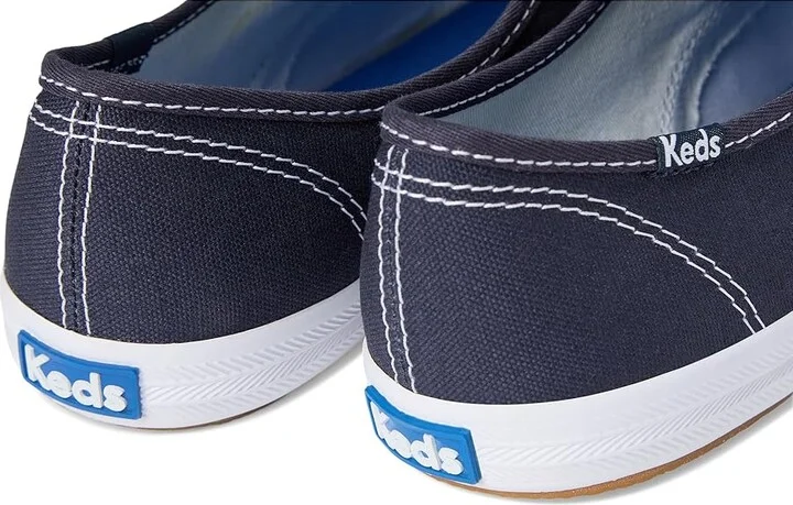 Keds Champion Canvas Lace-Up Women's Lace up casual Shoes Navy Canvas : 5 B - Medium - Image 8