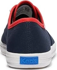 Keds Champion Canvas Lace-Up Women's Lace up casual Shoes Navy/Red Varsity : 10 B - Medium - Image 4