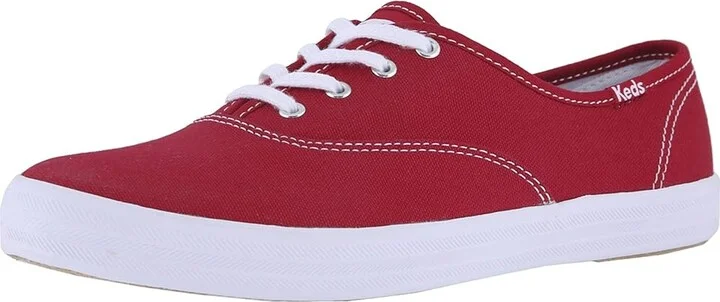 Keds Champion Canvas Lace-Up Women's Lace up casual Shoes Ribbon Red : 5 B - Medium - Image 2