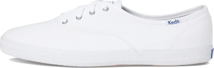 Keds Champion Canvas Lace-Up Women's Lace up casual Shoes White Canvas : 5 B - Medium - Image 7