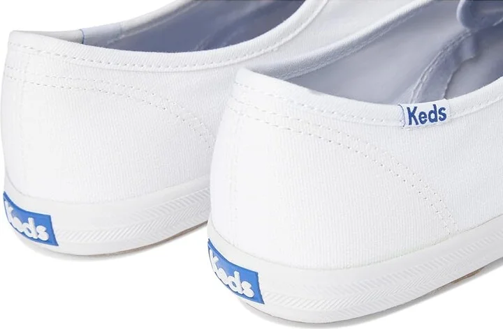 Keds Champion Canvas Lace-Up Women's Lace up casual Shoes White Canvas : 5 B - Medium - Image 8
