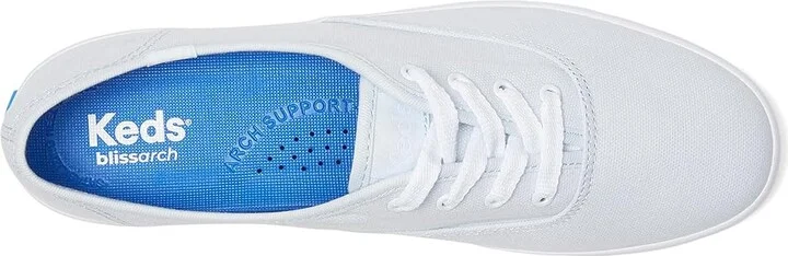 Keds Champion Canvas Lace Up Women's Shoes Light Blue Canvas : 7 B - Medium - Image 2