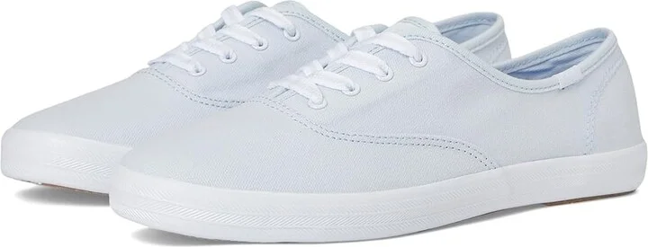 Keds Champion Canvas Lace Up Women's Shoes Light Blue Canvas : 7 B - Medium
