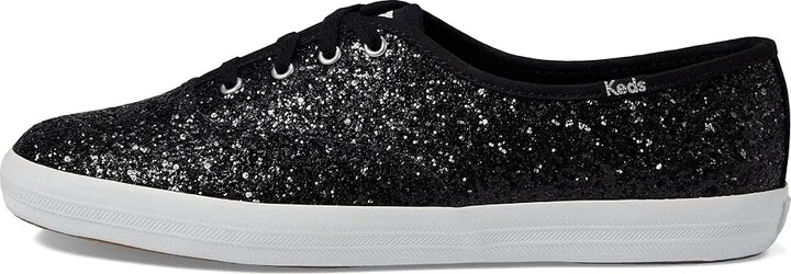 Keds Champion Glitter Lace Up Women's Shoes Black : 5 B - Medium, Textile - Image 6