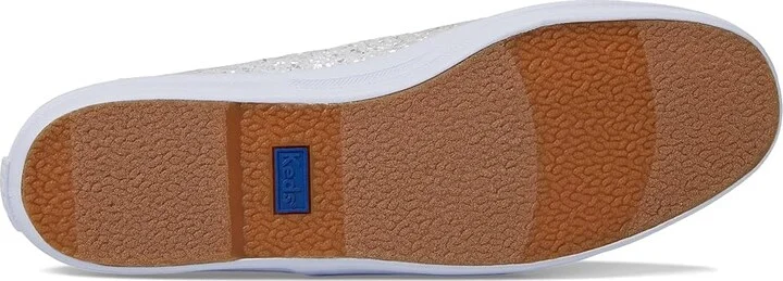 Keds Champion Glitter Lace Up Women's Shoes White : 5 B - Medium, Textile - Image 3