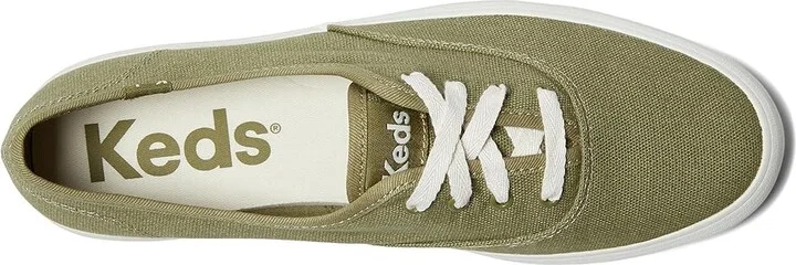 Keds Champion Gn Women's Shoes Olive Canvas : Men's 10 - Women's 12 Medium - Image 2