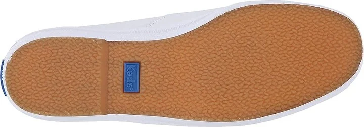 Keds Champion Leather Lace Up Women's Lace up casual Shoes White Leather : 5 B - Medium - Image 4