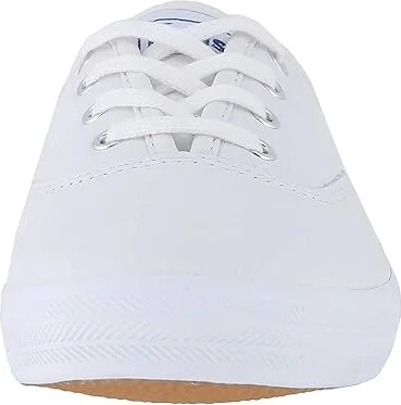 Keds Champion Leather Lace Up Women's Lace up casual Shoes White Leather : 5 B - Medium - Image 6
