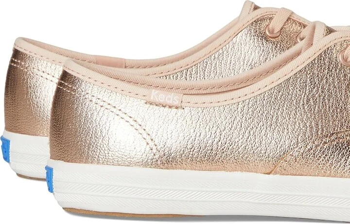 Keds Champion Leather Luxe Women's Shoes Blush Leather : 8 B - Medium - Image 7