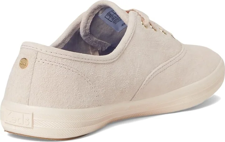 Keds Champion Luxe Lace-Up Women's Shoes Blush Luxe Suede : 11 B - Medium - Image 4