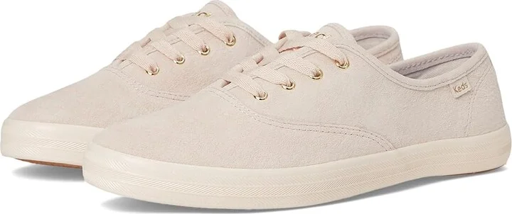 Keds Champion Luxe Lace-Up Women's Shoes Blush Luxe Suede : 11 B - Medium