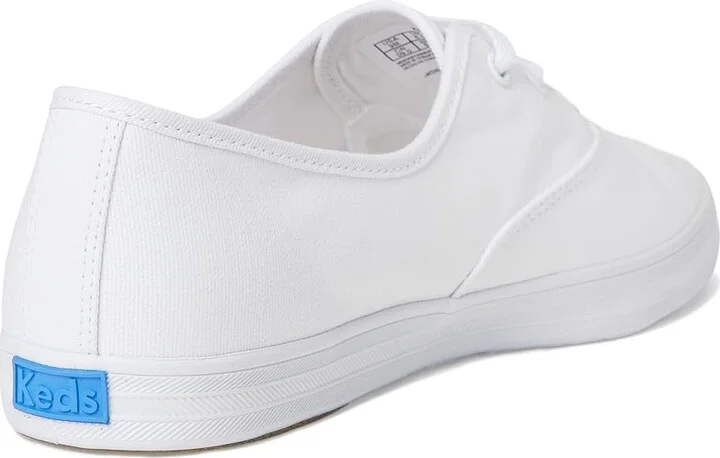 Keds Champion Point Low Women's Shoes White Canvas : 6 B - Medium - Image 4