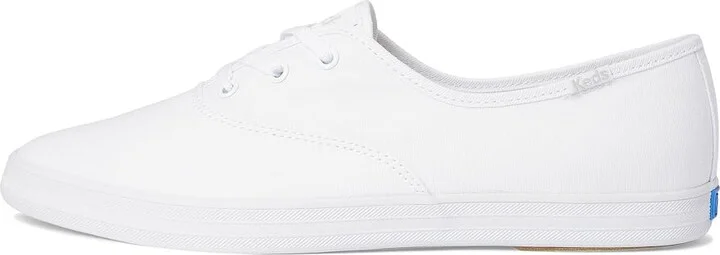Keds Champion Point Low Women's Shoes White Canvas : 6 B - Medium - Image 6