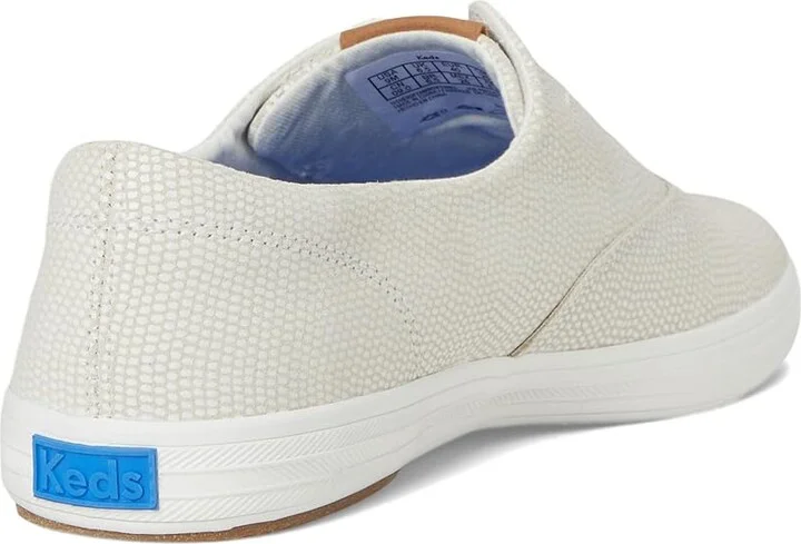 Keds Champion Round Toe Slip-On Women's Shoes Cream Dalmata Leather : 6.5 B - Medium, Synthetic - Image 4