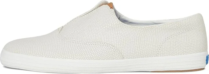 Keds Champion Round Toe Slip-On Women's Shoes Cream Dalmata Leather : 6.5 B - Medium, Synthetic - Image 6