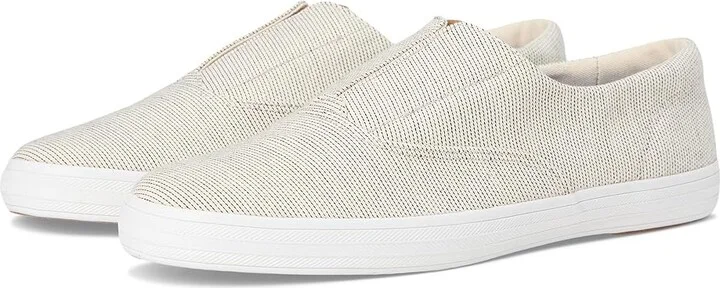 Keds Champion Round Toe Slip-On Women's Shoes Cream Seed Stripe : 7.5 B - Medium, Synthetic