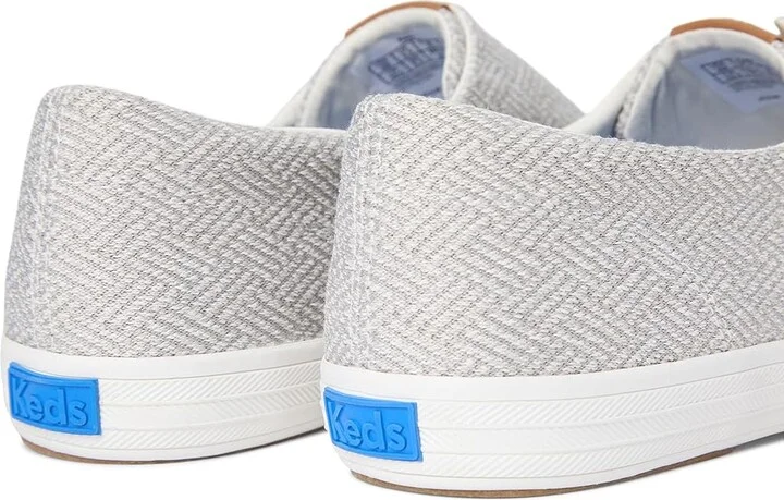 Keds Champion Round Toe Slip-On Women's Shoes Grey Crosshatch Textile : 11 B - Medium, Synthetic - Image 7