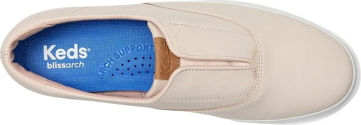 Keds Champion Round Toe Slip-On Women's Shoes Peony Leather : 5.5 B - Medium, Synthetic - Image 2
