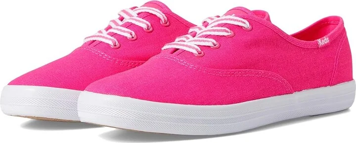 Keds Champion Seasonal Women's Shoes Raspberry Canvas : 9 B - Medium, Synthetic