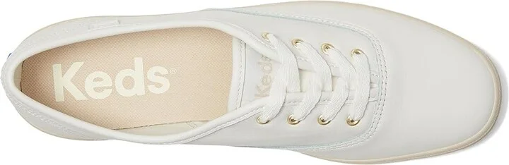 Keds Champion Seasonal Women's Shoes Snow White Leather : 9.5 B - Medium, Synthetic - Image 2