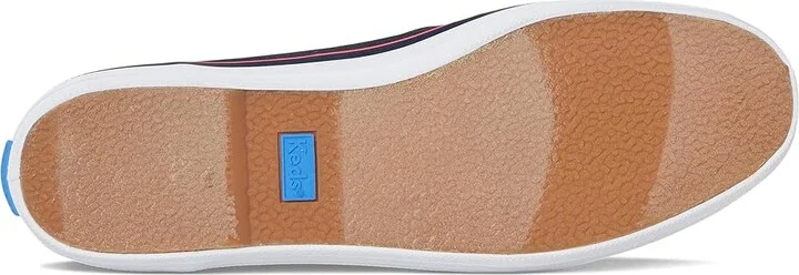 Keds Champion Slip On Women's Flat Shoes Navy Canvas : 6 B - Medium, Leather - Image 3