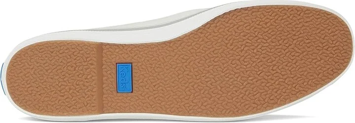 Keds Champion Slip On Women's Flat Shoes Snow White Leather : 7 B - Medium - Image 3