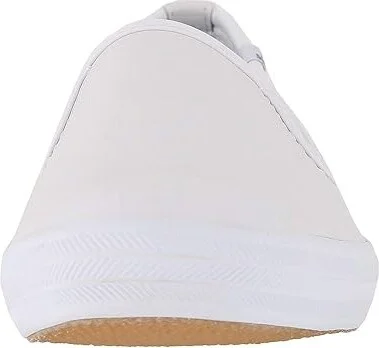 Keds Champion Slip On Women's Flat Shoes White Leather : 5 B - Medium - Image 6