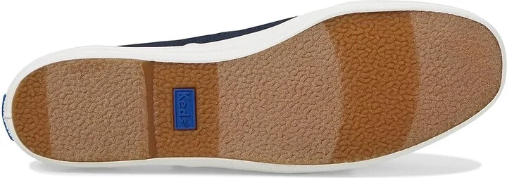 Keds Champion Toe Cap Lace Up Women's Shoes Navy Canvas : 5 B - Medium - Image 3