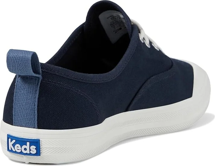 Keds Champion Toe Cap Lace Up Women's Shoes Navy Canvas : 5 B - Medium - Image 4