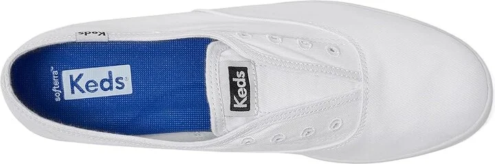 Keds Chillax Slip On Women's Slip on Shoes White Canvas : 5 B - Medium, Textile - Image 3