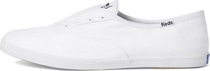 Keds Chillax Slip On Women's Slip on Shoes White Canvas : 5 B - Medium, Textile - Image 7